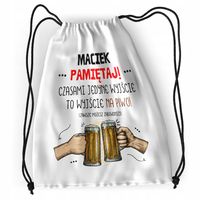 Plecak Dla Maćka Sportowy Szkolny Worek Torba Z Nadrukiem Ze Zdjęciem