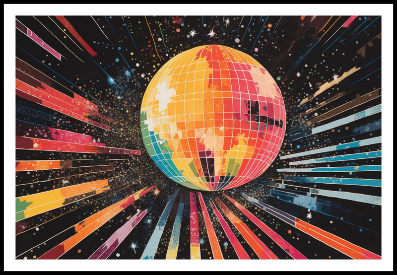 Plakat 91,5x61cm Disco Gra! zdjęcie 3