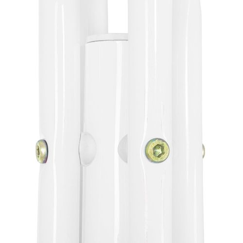 WIESZAK PODŁOGOWY STOJĄCY NA UBRANIA STOJAK METALOWY STABILNY BIALY na Arena.pl