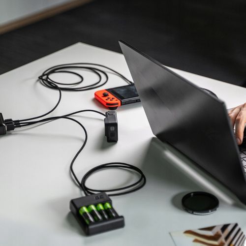 Zestaw 3x Kabel GC Ray USB - USB-C 120cm LED Quick Charge 3.0 na Arena.pl