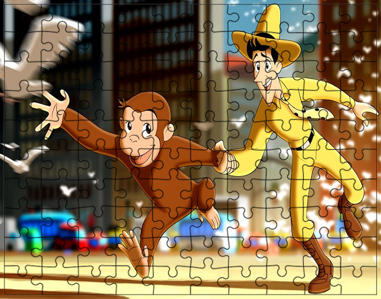 Puzzle Ciekawski George zdjęcie 1