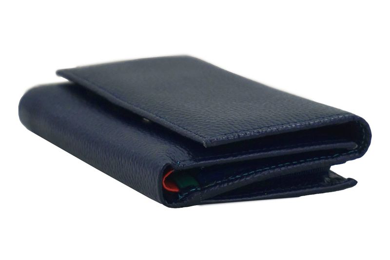 Funkcjonalny portfel damski - Granatowy zdjęcie 2