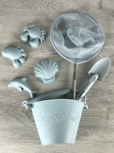 Silikonowe Foremki do piasku Scrunch Błękitny na Arena.pl