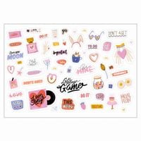 NAKLEJKI SAMOPRZYLEPNE KSIĘGA GOŚCI 7 58 szt