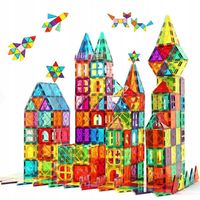 Magnetyczne płytki budowlane 42 SZTUK 3D STEM Układanie zabawek Magnesy