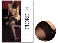 Pończochy do paska Amente 20 den Fiore Black 2