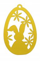 2. Zawieszka ażurowa jajko święta Wielkanoc zając