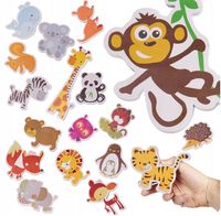 ZABAWKA DO KĄPIELI DO WANNY WODY POD PRYSZNIC PUZZLE PIANKOWE ZWIERZĄTKA