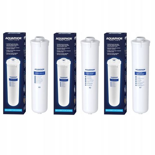 Wkłady Aquaphor do Kryształ A K5+K2+K7 - flitry na Arena.pl