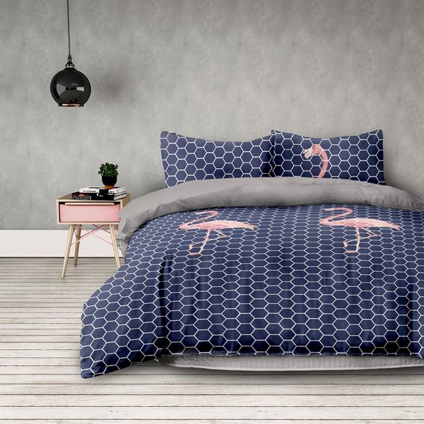 Pościel AmeliaHome BASIC FLAMINGODARK 155X2202+80X802 zdjęcie 1
