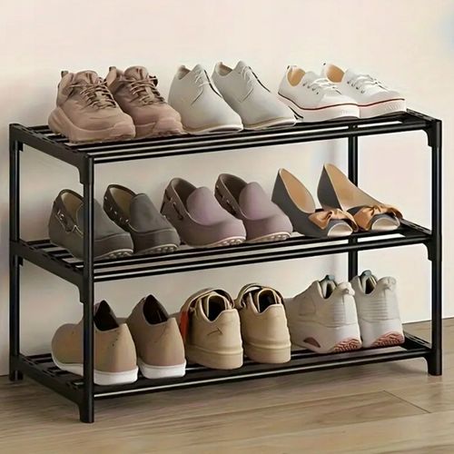 SZAFKA NA BUTY OBUWIE PÓŁKA REGAŁ STOJAK ORGANIZER 3 POZIOMY SOLIDNA na Arena.pl