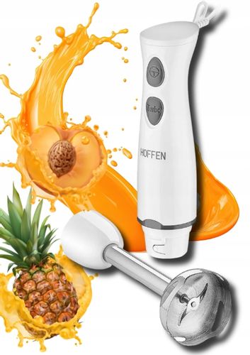 BLENDER RĘCZNY HOFFEN BIAŁY 400W TURBO Model HB-4185 na Arena.pl