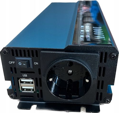 Przetwornica 1000W/2000W 12V 230V CZYSTY SINUS PL na Arena.pl