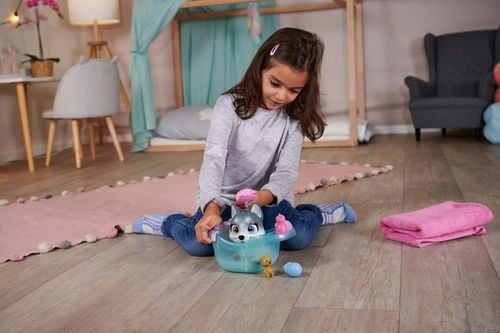 PAMPER PETZ INTERAKTYWNY PIESEK HUSKY PIJE SIKA ZESTAW Z WANNĄ I PRYSZNICEM na Arena.pl