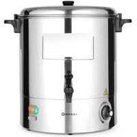 warnik podgrzewacz do wody grzanego wina stalowy 2200w 30l - hendi 209905