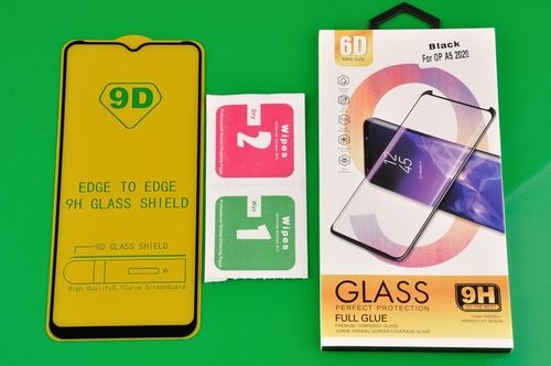 Szkło Hartowane 6D do Oppo A5 2020 czarny na Arena.pl
