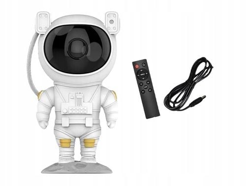 PROJEKTOR GWIAZD LAMPKA NOCNA LED ASTRONAUTA RZUTNIK NIEBA na Arena.pl