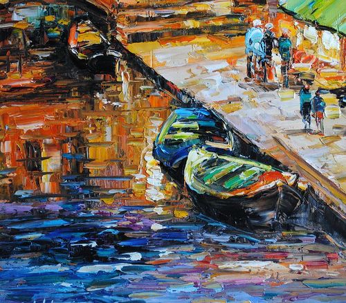 Wenecka uliczka (50x75cm) na Arena.pl