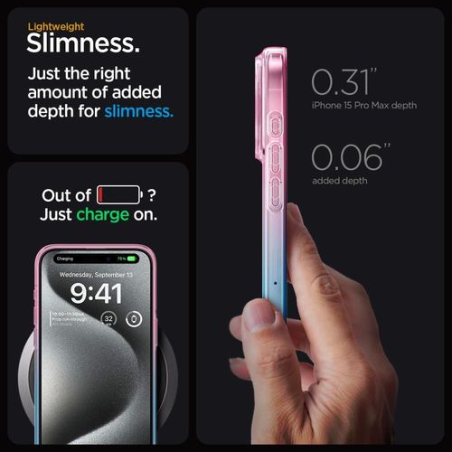spigen liquid crystal iphone 15 pro gradation pink na Arena.pl