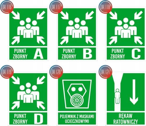Tablica grawer informacyjna piktogram 20x15 klucz do wyjścia ewakuacyjnego na Arena.pl