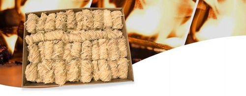 Podpałka do kominka rozpałka grilla pieca ekologiczna naturalna na Arena.pl