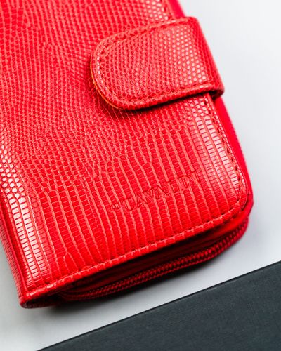 portfel damski pu a-030b-bl 8358 red na Arena.pl