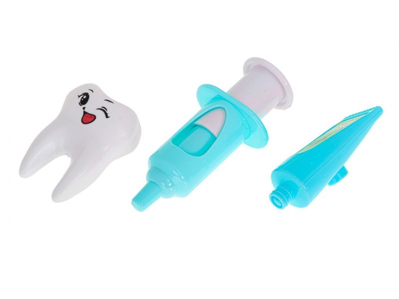 Dentysta zestaw lekarski hipopotam niebieski zdjęcie 4