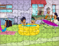 Puzzle tradycyjne Sammy i Raj w pętli czasu