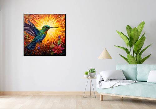 Plakat 90x90cm Koliber Barw na Arena.pl