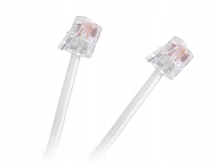 Kabel telefon.abonencki 20m biały zdjęcie 2