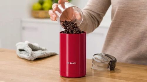 BOSCH MŁYNEK ELEKTRYCZNY DO KAWY RED TSM6A014R na Arena.pl