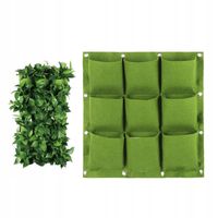 Doniczka WISZĄCA FILC Kaskada WARZYW TRUSKAWEK Ogród ZIELNIK 9 miejsc