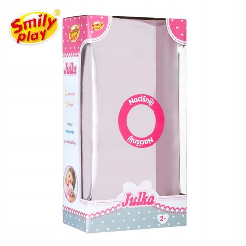 Lalka bobas Julka interaktywna edukacyjna miękka mówi śpiewa uczy 2l+ 32cm na Arena.pl