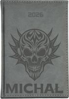 TYGODNIOWY Kalendarz A6 2026 z grawerem książkowy DUŻO WZORÓW IMIĘ