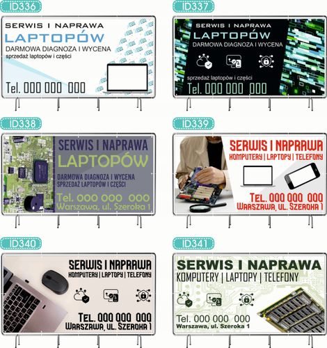BANER REKLAMOWY 130x80cm oczkowany projekt w cenie AGENCJA DETEKTYWISTYCZNA na Arena.pl