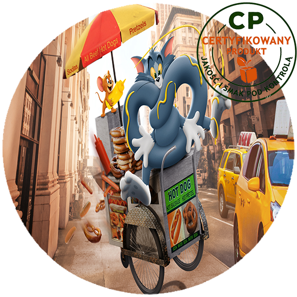 Opłatek na tort Tom i Jerry zdjęcie 1