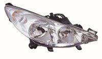Peugeot 207 06-13 reflektor przedni lampa przednia prawa