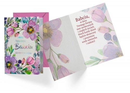 karnet Babcia | DK-879 zdjęcie 1