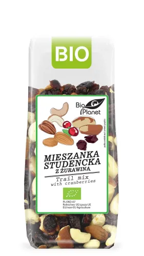 Mieszanka Studencka Z ŻurawinĄ BIO 150 g - BIO Planet na Arena.pl