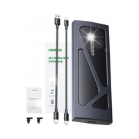 Obudowa kieszeń na dysk M.2 NVMe 10Gbps + kabel USB-C - USB-A / USB-C - USB