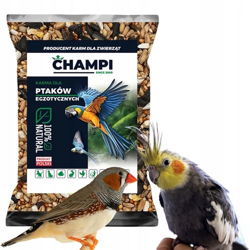 MIX DLA PAPUG FALISTYCH i ŚREDNICH Karma 20kg Nimfa Rozella STANDARD Champi na Arena.pl