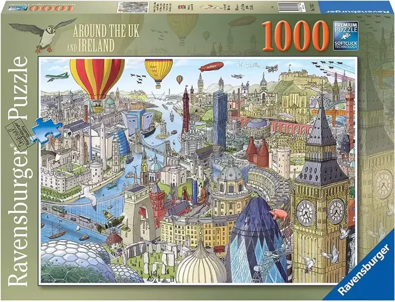 Puzzle 1000 Wokół Wysp Brytyjskich zdjęcie 1