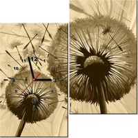 60 60CM ZEGAR DMUCHAWCE KREMOWYM TLE OBRAZ ŚCIENNY PŁÓTNO RAMA