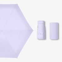 Przenośny parasol/ochrona UV/Wyczyść parasol/Jasnofioletowy
