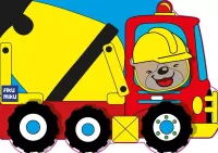 Betoniarka - Kolorowanka Z Naklejkami