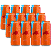 Dzik napój gazowany o smaku brzoskwiniowym bez kofeiny 500ml x 12 sztuk