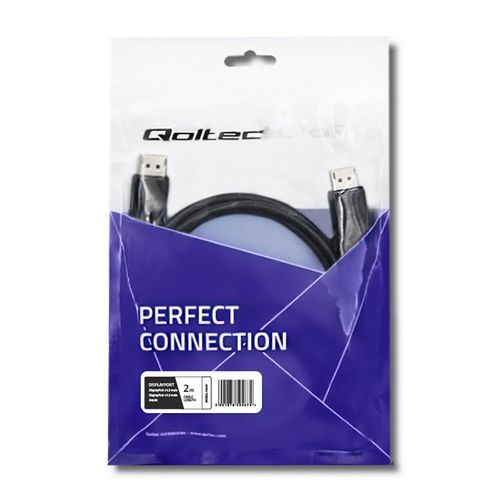 Qoltec DisplayPort v1.3 męski | DisplayPort v1.3 męski | 8K | 2m na Arena.pl