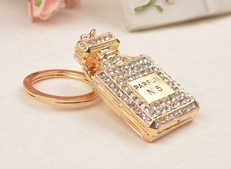 Brelok Do Kluczy - Perfumy - Z Cyrkoniami zdjęcie 11