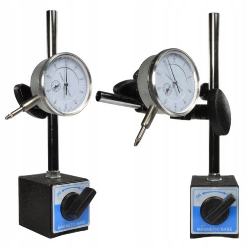 CZUJNIK ZEGAROWY STATYW MAGNETYCZNY 0-10MM ZESTAW BLACK na Arena.pl