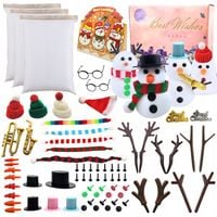 DIY ZESTAW TWORZENIA BOŻE NARODZENIE BAŁWAN KREATYWNY PREZENT DLA DZIECI